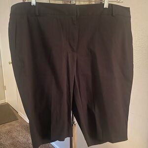 NWT Sz 20W Black Shorts